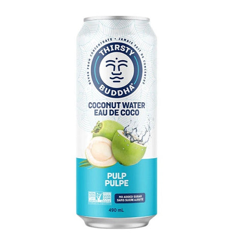 Thirsty Buddha Coconut Water with Pulp 12 x 490mL