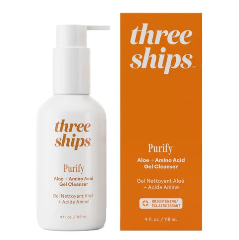 Three Ships Purify Aloe + Amino Acid Gel Cleanser 118mL