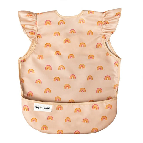 Tiny Twinkle Mess Proof Apron Bib Ruffle (Various Designs)