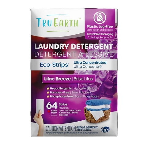 Tru Earth Eco-Strips Laundry Detergent Lilac Breeze (Various Sizes) - YesWellness.com