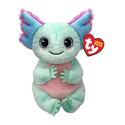 Ty Beanie Bellies Alex The Pastel Axolotl Regular 6"