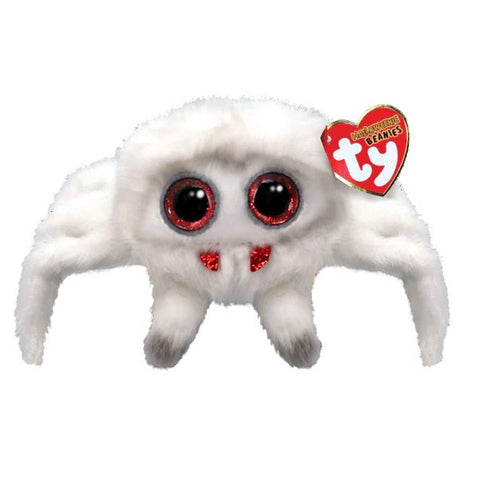 Ty Beanie Boo SPINDERELLA The White Spider Regular 6"