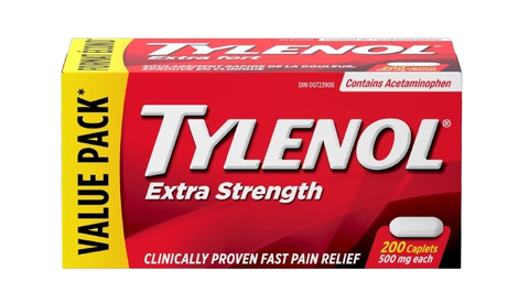 Tylenol Extra Strength 500mg Caplets (Various Sizes)