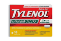 Tylenol Sinus Pressure & Pain 18 Caplets - Yeswellness.com