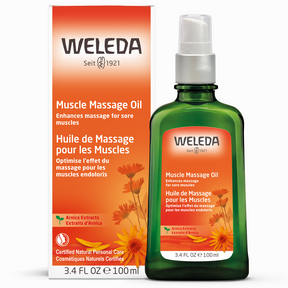 Weleda Muscle Massage Oil 100mL - Yeswellness.com