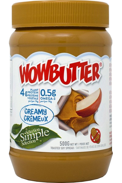 Wowbutter Toasted Soy Spread Creamy 500g