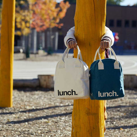 Fluf Zipper Lunch Bag Lunch (Various Colours)