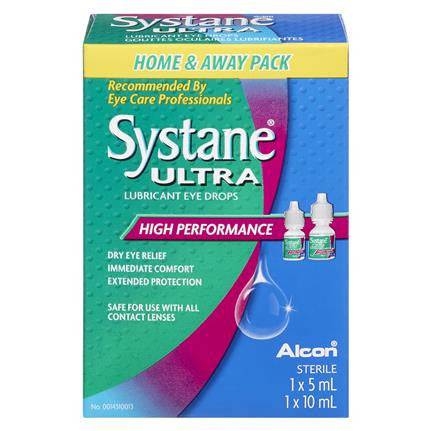 Expires December 2024 Clearance Alcon Systane Ultra Lubricant Eye Drops 5mL + 10mL