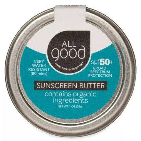 Expires February 2025 Clearance All Good Sunscreen Butter 50spf 28g