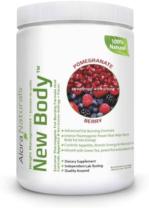 Expires November 2024 Clearance Alora Naturals New Body 262g - Natural Pomegranate Berry