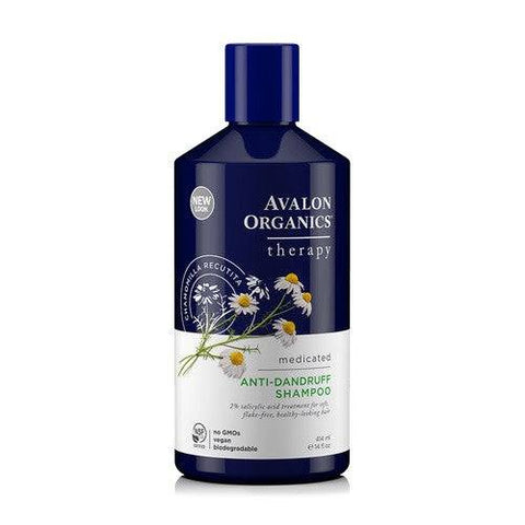 Expires February 2025 Clearance Avalon Organics Medicated Anti-Dandruff Shampoo 414mL