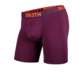 BN3TH Classic Boxer Brief Solid Cabernet/Orange - YesWellness.com