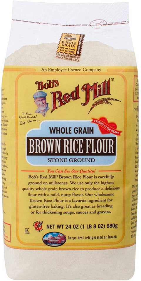 Expires February 2025 Clearance Bob's Red Mill Whole Grain Stone Ground Brown Rice Flour 680g