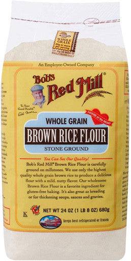 Expires February 2025 Clearance Bob's Red Mill Whole Grain Stone Ground Brown Rice Flour 680g