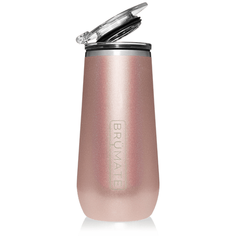 Brumate Champagne Flute 12oz - Glitter - YesWellness.com