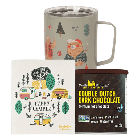 Camping Hot Chocolate Mug Set Bundle