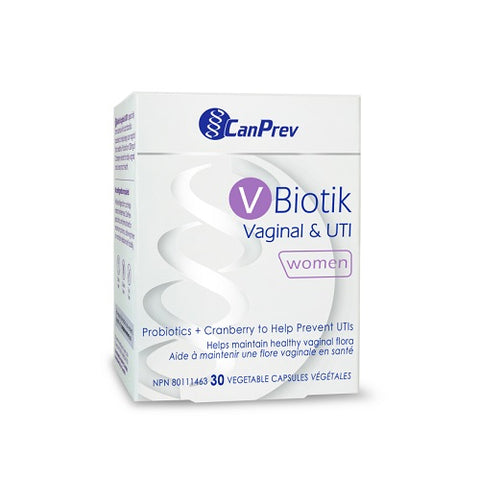 Canprev V Biotik Vaginal & UTI 30 Veg Capsules