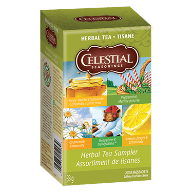 Expires January 2025 Clearance Celestial Seasonings Herbal Tea Herb Sampler 20 Tea Bags