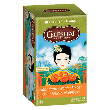 Expires January 2025 Clearance Celestial Seasonings Herbal Tea Mandarin Orange Spice 20 Tea Bags