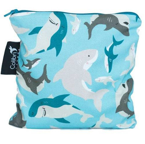 Colibri Reusable Snack Bag Sharks - YesWellness.com