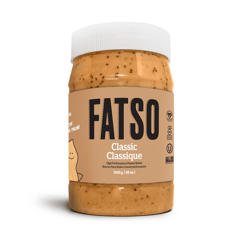 Expires February 2025 Clearance FATSO Classic High Performance Peanut Butter 500g