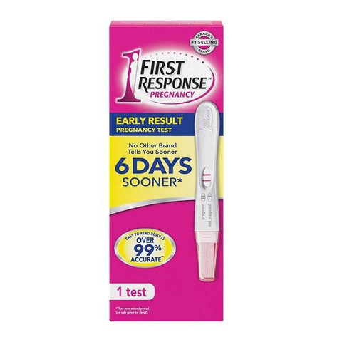 Expires March 2025 Clearance First Response Early Result Pregnancy Test 1 Count