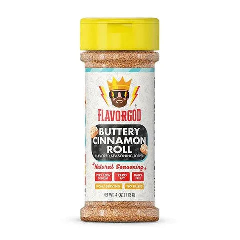 Flavorgod Ultimate Guilt Free Sweet Seasonings Bundle cinamone roll