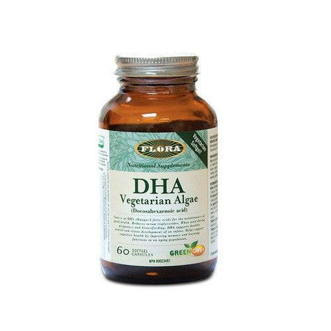 Expires February 2025 Clearance Flora Health DHA Vegetarian Algae 60 Capsules