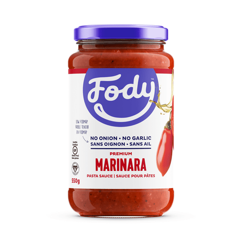 Expires November 2024 Clearance Fody Gut-Friendly Premium Pasta Sauce 550g - Marinara