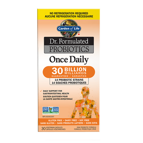 Garden of Life Dr. Formulated Probiotics Once Daily 30 Billion Shelf Stable - 30 Veg Capsules