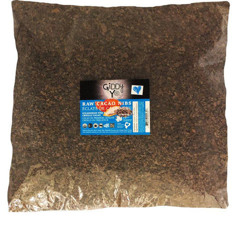 Expires December 2024 Clearance Giddy Yo Cacao Nibs (Ecuador) Certified Organic 11lb/5kg