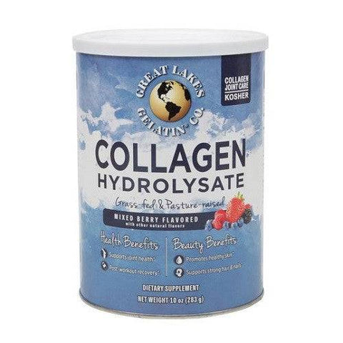 Expires March 2025 Clearance Great Lakes Gelatin Kosher Collagen Hydrolysate Mixed Berry Flavour 283g