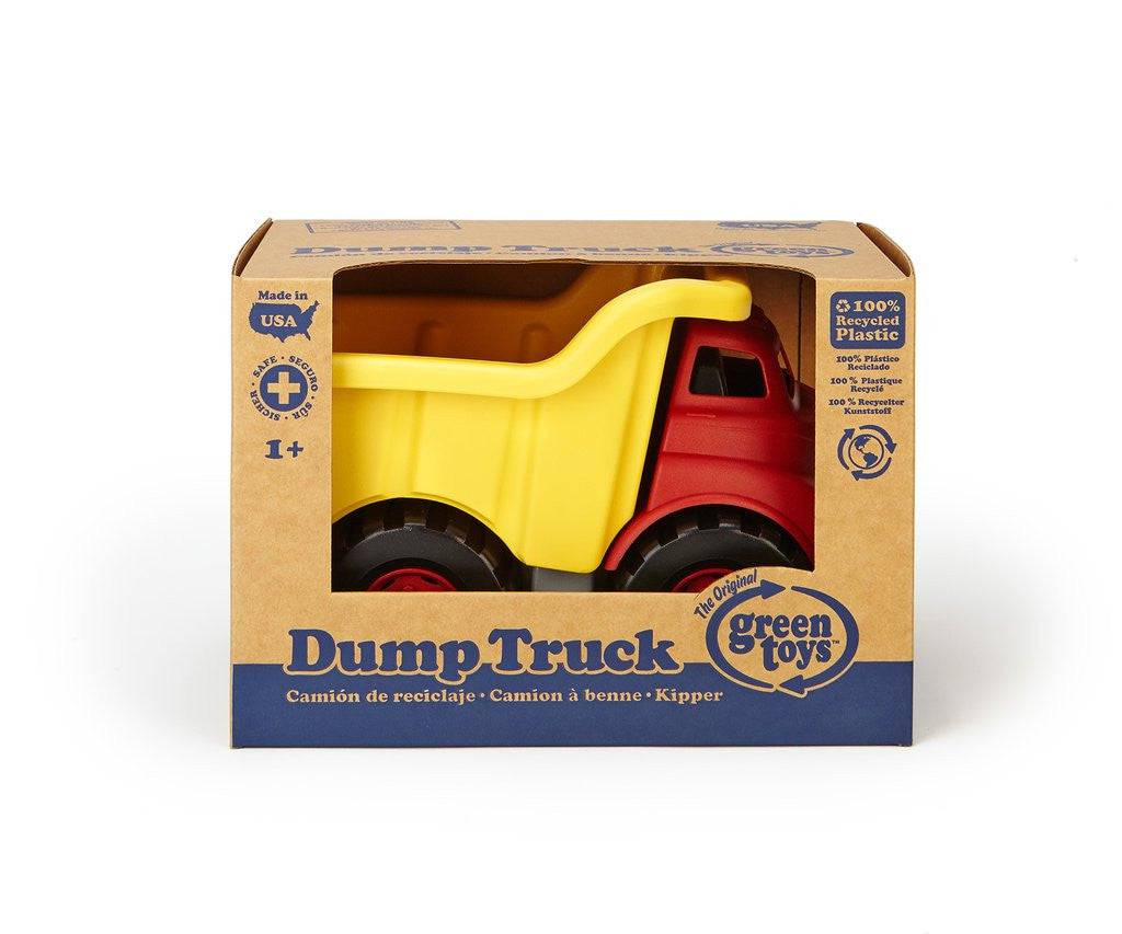 Green toy dump truck online