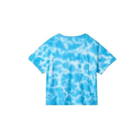 Hatley Girl's Blue Sky Tie Dye Front Pocket Tee - YesWellness.com