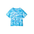 Hatley Girl's Blue Sky Tie Dye Front Pocket Tee - YesWellness.com