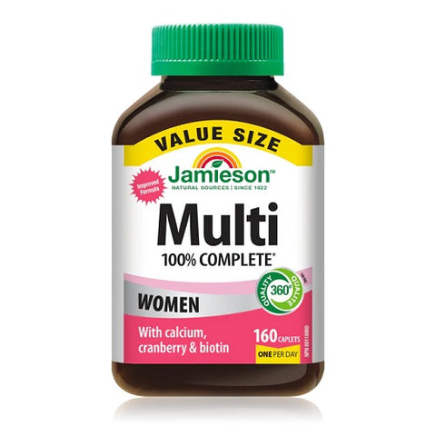 Jamieson Multivitamin 100% Complete Women 160 Caplets