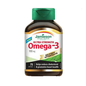 Expires October 2024 Clearance Jamieson Ultra Strength Omega-3 75 Softgels