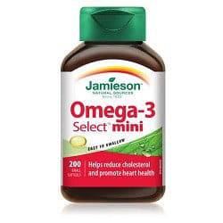 Jamieson Omega-3 Select Mini 200 Softgels