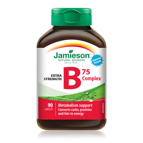 Jamieson Extra Strength B Complex 75 90 Caplets (Discontinued)