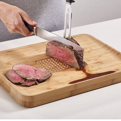 Joseph Joseph Cut&Carve Bamboo Multi-function Chopping Board - YesWellness.com