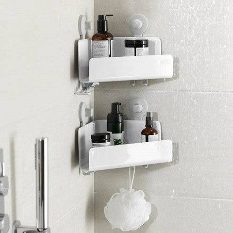 Joseph Joseph EasyStore Corner Shower Shelf 2-pack - YesWellness.com