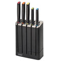 Joseph Joseph Elevate Knives SlimBlock 5-piece Knife Block Set with Ceramic Sharpener - YesWellness.com