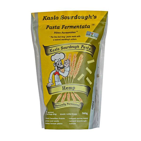 Expires March 2025 Clearance Kaslo Sourdough's Pasta Fermentata Hemp Rotini 560g