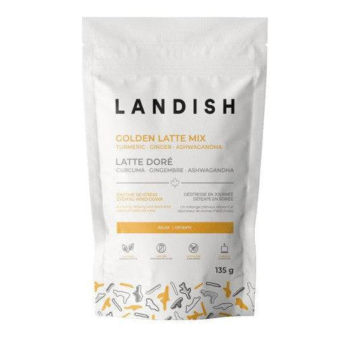 Expires February 2025 Clearance Landish Turmeric Ginger Golden Latte Mix 135 g