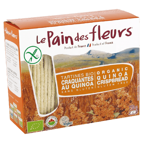 Expires January 2025 Clearance Le Pain des fleurs Organic Crispbread 150g