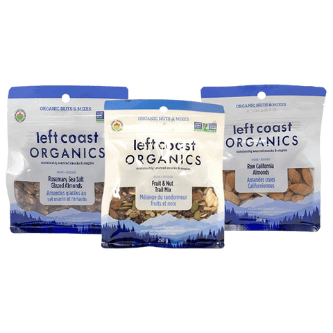 Left Coast Organics Almond Mix Snacks Bundle