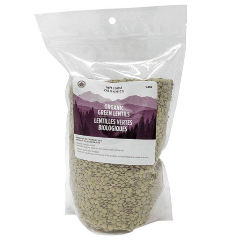 Expires March 2025 Clearance Left Coast Organics Organic Green Lentils 1.2kg