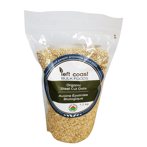 Expires March 2025 Clearance Left Coast Organics Organic Steel Cut Oats 1.2kg