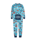 Little Blue House by Hatley Kids Union Suit - Blue Ski Holiday - YesWellness.com