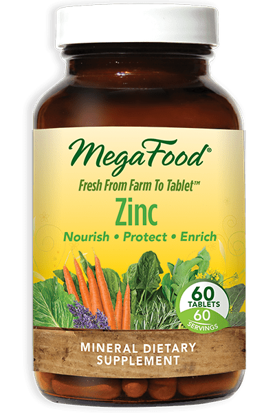 Expires February 2025 Clearance MegaFood Zinc 60 Tablets